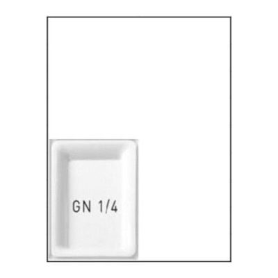 Gastro posuda melamin GN1/4 McG White