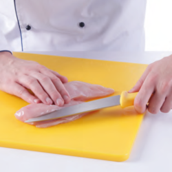 Kuhinjski nož - ŽUTA ručka