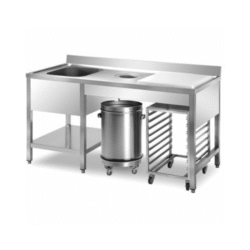 INOX radni stol za pripremu 16