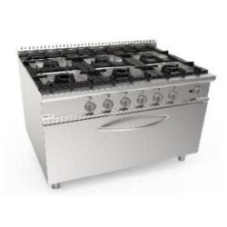 Plinski štednjak na pećnici 6P+PP-45.3 Kw
